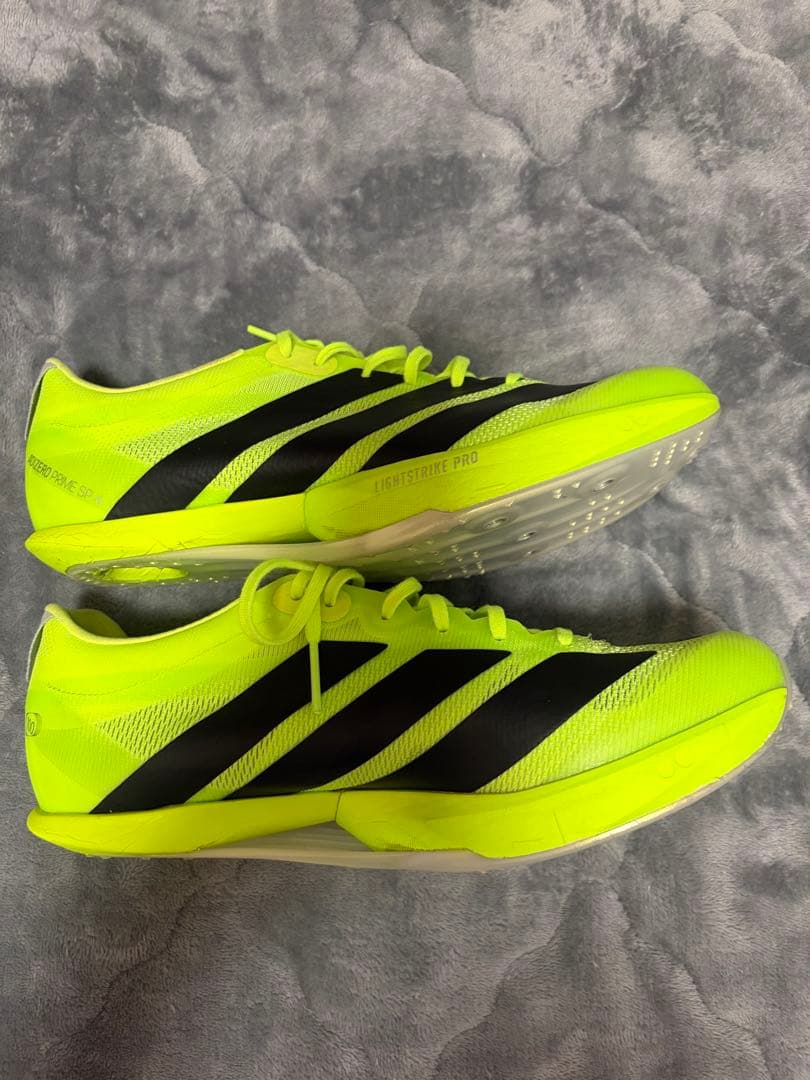 ADIZERO プライムsp4 26.5cm蛍光イエロー/ブラック