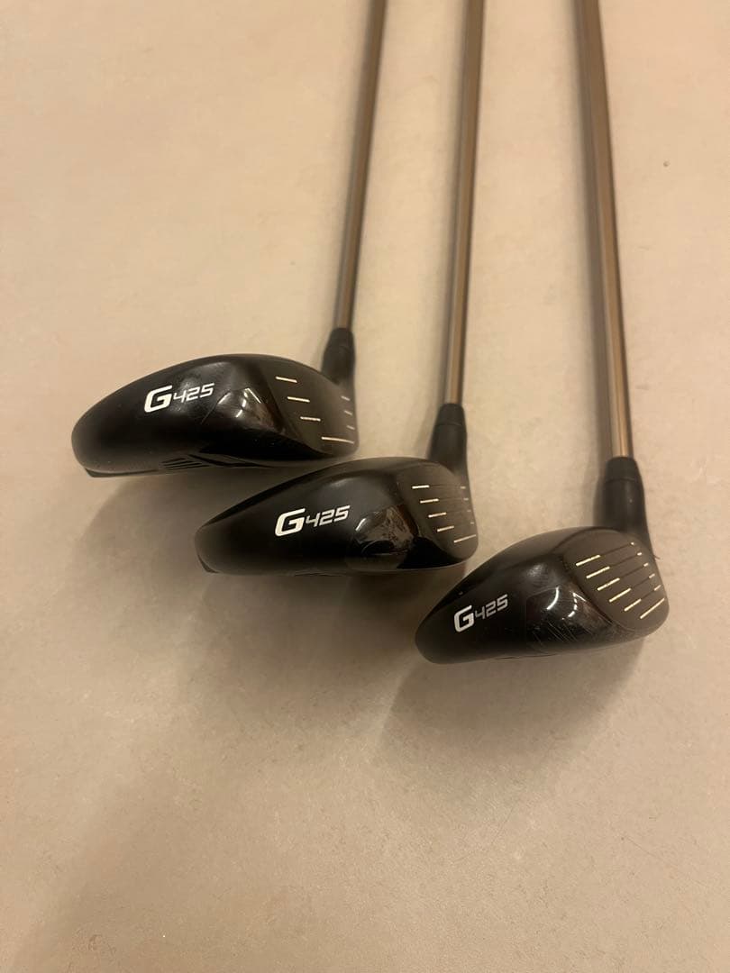ping G425 3w 5w 4u TOUR173-65Sシャフト　3本セット