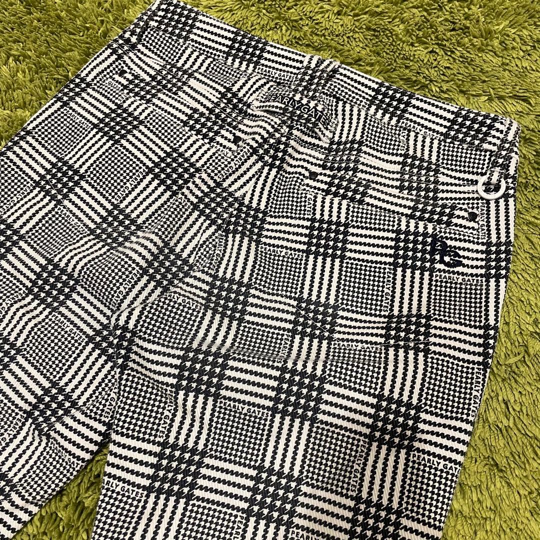 パーリーゲイツ PEARLYGATES ストレッチパンツ 千鳥格子柄 サイズ1