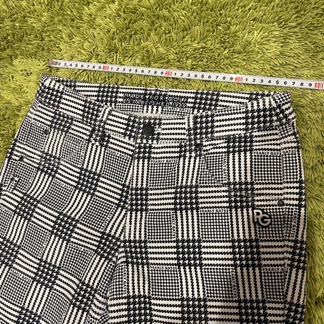 パーリーゲイツ PEARLYGATES ストレッチパンツ 千鳥格子柄 サイズ1
