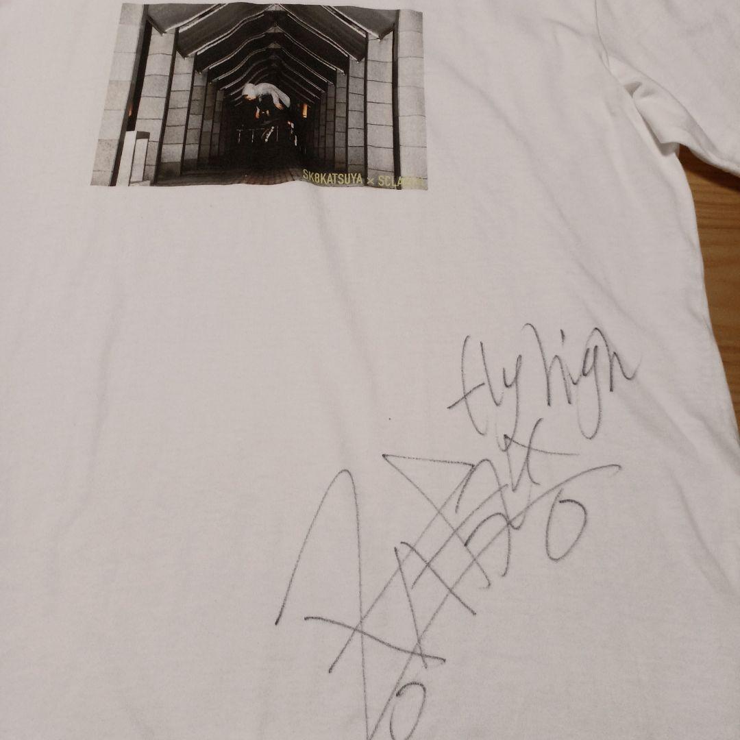 【即日発送】激レア美品。SCLARCH×カツヤ コラボ直筆サイン入りTシャツ