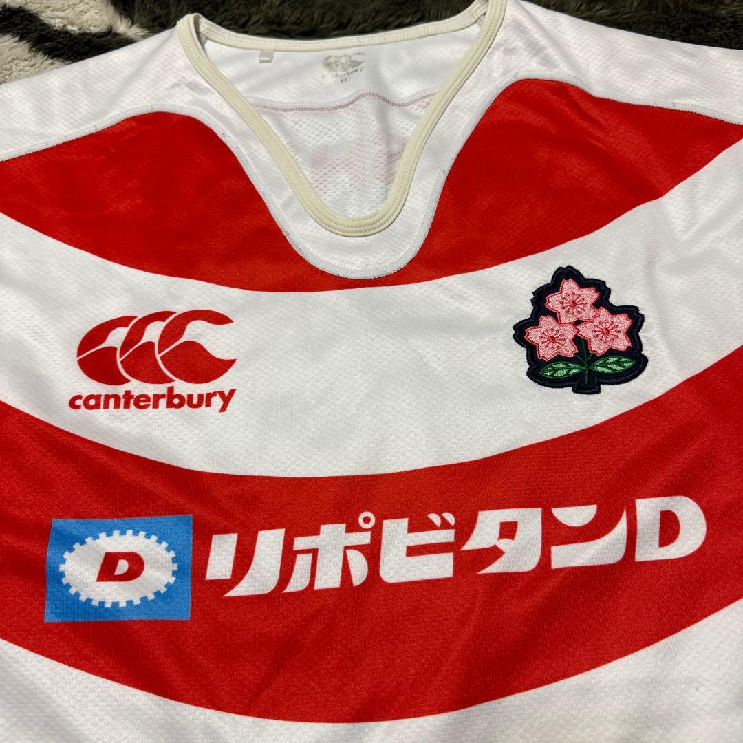 canterbury ラグビー日本代表ジャパン レプリカユニフォーム 半袖　XL