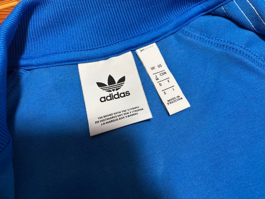 adidas トラックジャケット トラックパンツ 青