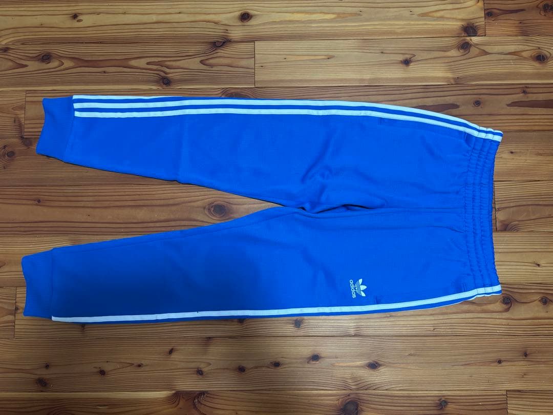 adidas トラックジャケット トラックパンツ 青