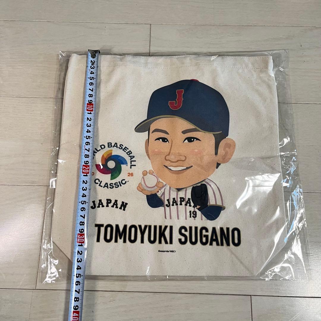 WBC2026 ガチャガチャ カプセルトイ 侍ジャパン 菅野智之 トートバッグ