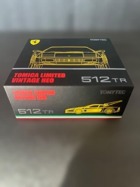 【未使用・TOMYTEC】フェラーリ 512 TR（黄）
