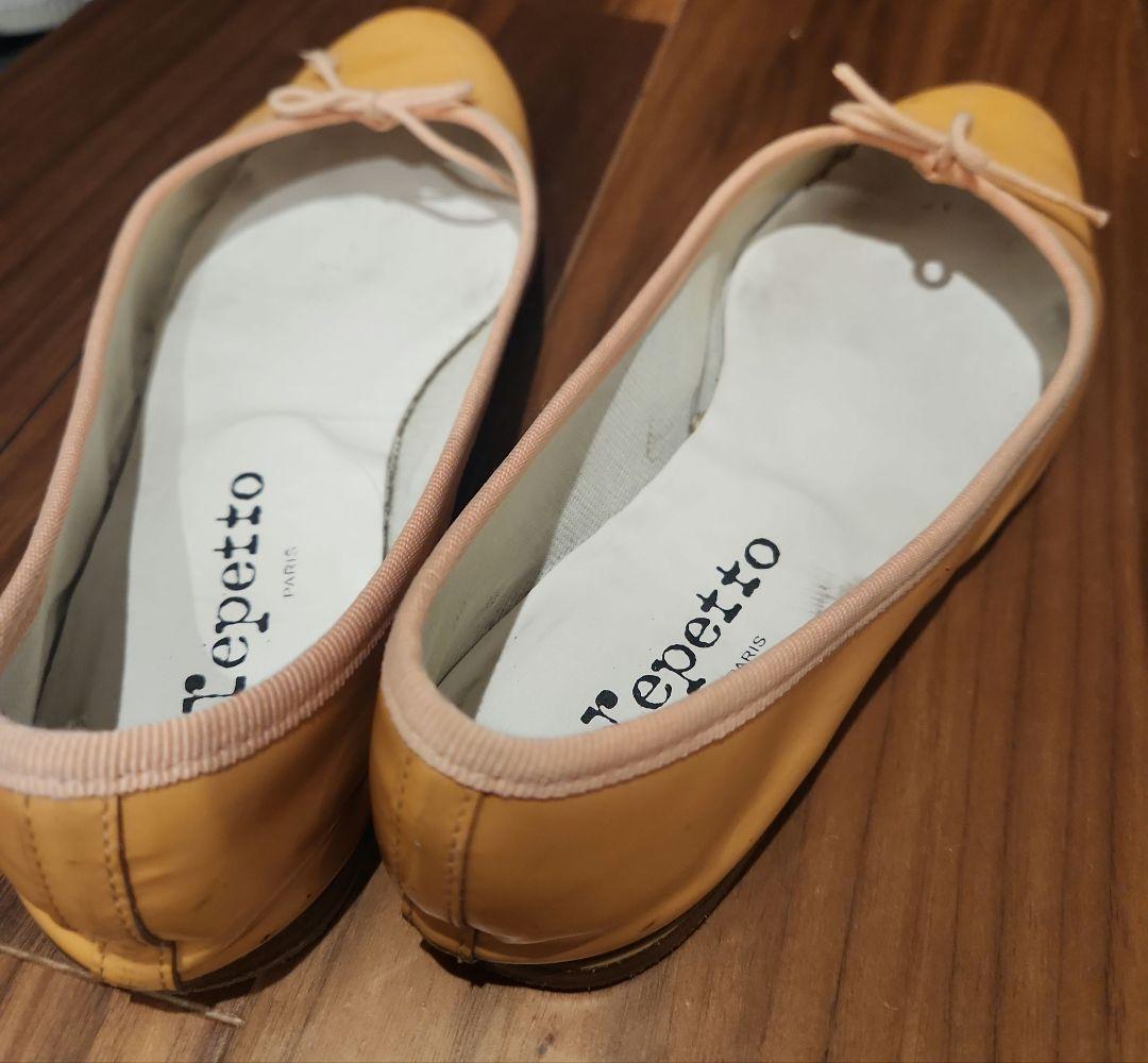 Repetto イエロー バレエシューズ