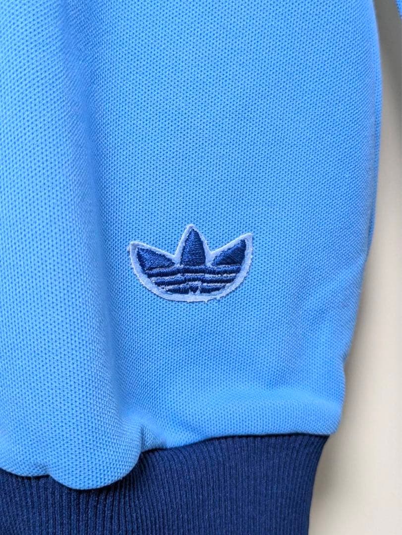 70s adidasトラックジャケット 西ドイツ デサント 左下ロゴ サイズ2