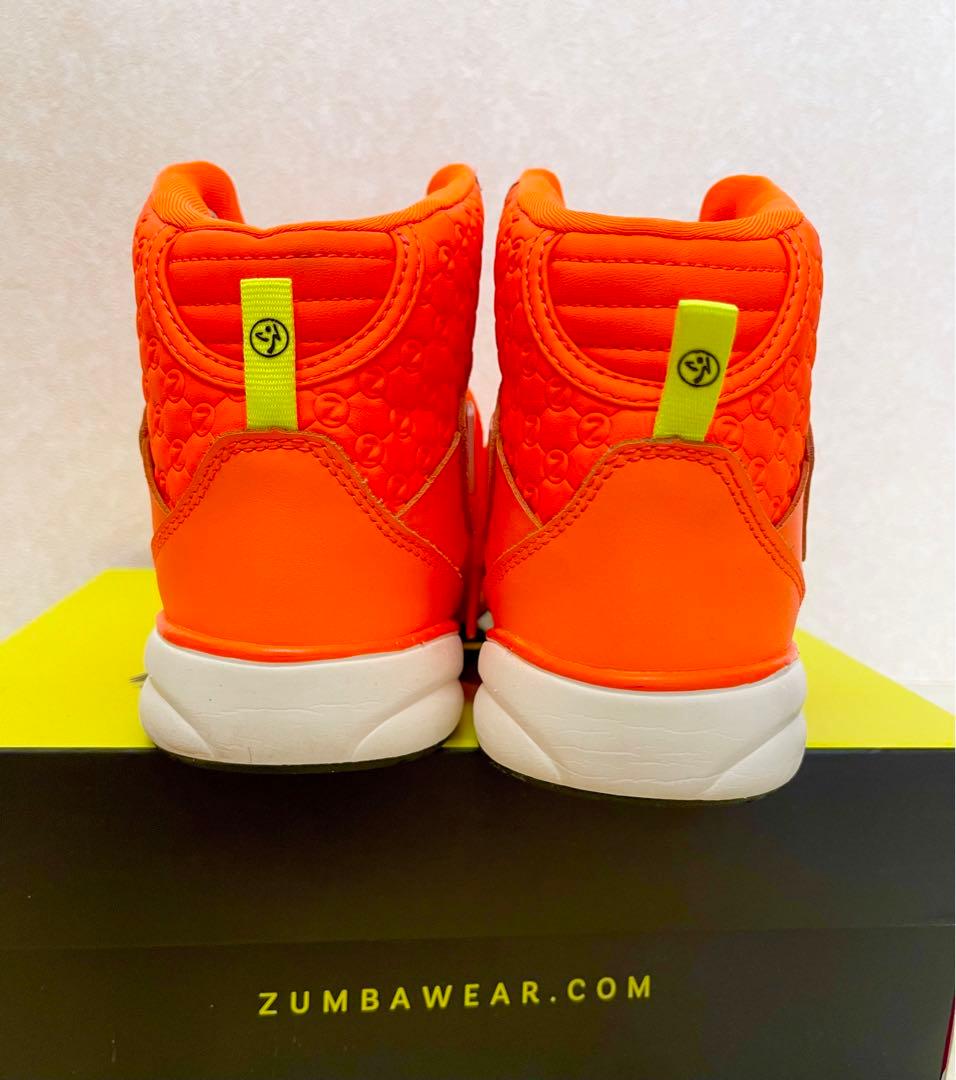 ZUMBA　ズンバ　蛍光オレンジシューズ 24.5cm　JWI正規品