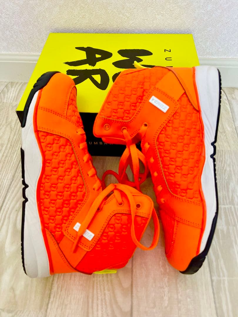 ZUMBA　ズンバ　蛍光オレンジシューズ 24.5cm　JWI正規品