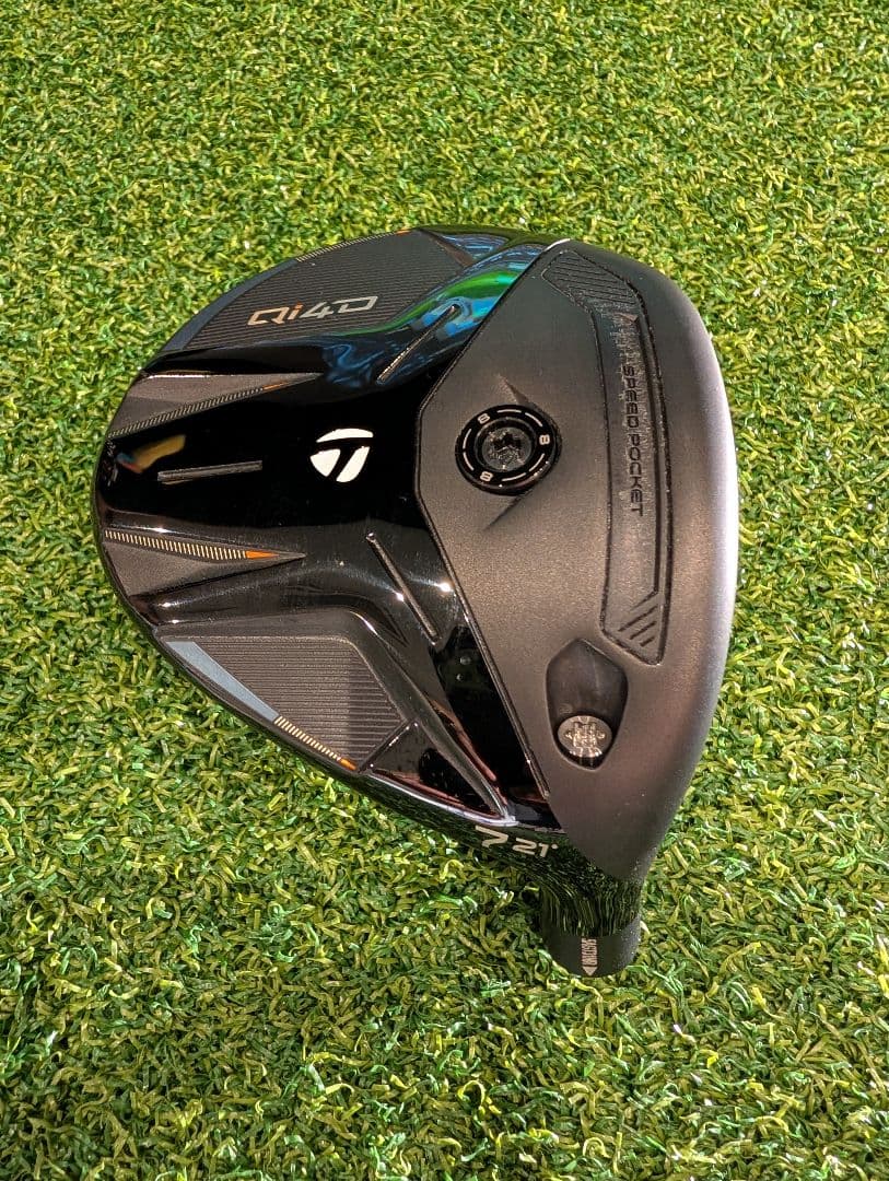 Qi4D フェアウェイウッド 7W 21° ヘッドのみ、ヘッドカバー付
