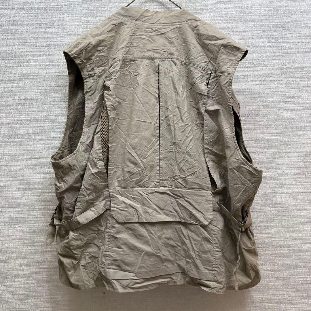 687 Cabela's サファリ多ポケットユーティリティベスト 3XL カーキ