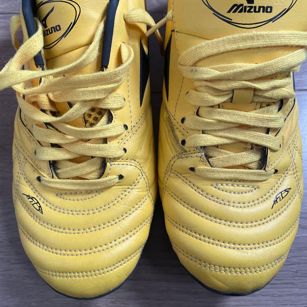 Mizuno サッカースパイク　イエロー　24.５㎝