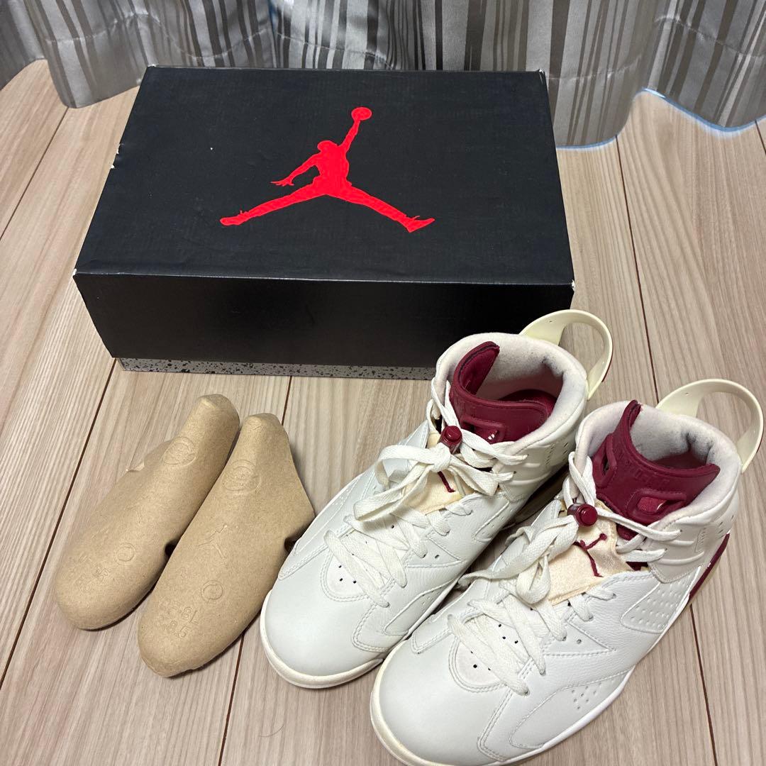 Nike Air Jordan 6 ホワイト/マルーン