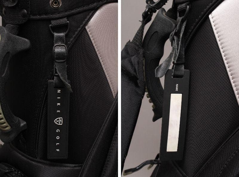 良品/NIKEナイキ/キャディバッグ/9型/カート/6分割/ブラック/3点式