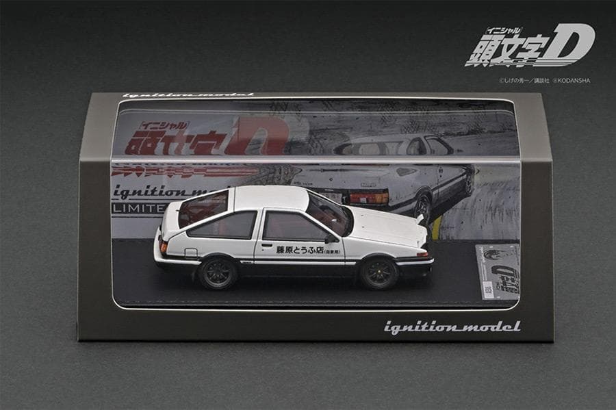 イグニッションモデル 1/43 頭文字D トヨタ スプリンター トレノ AE86