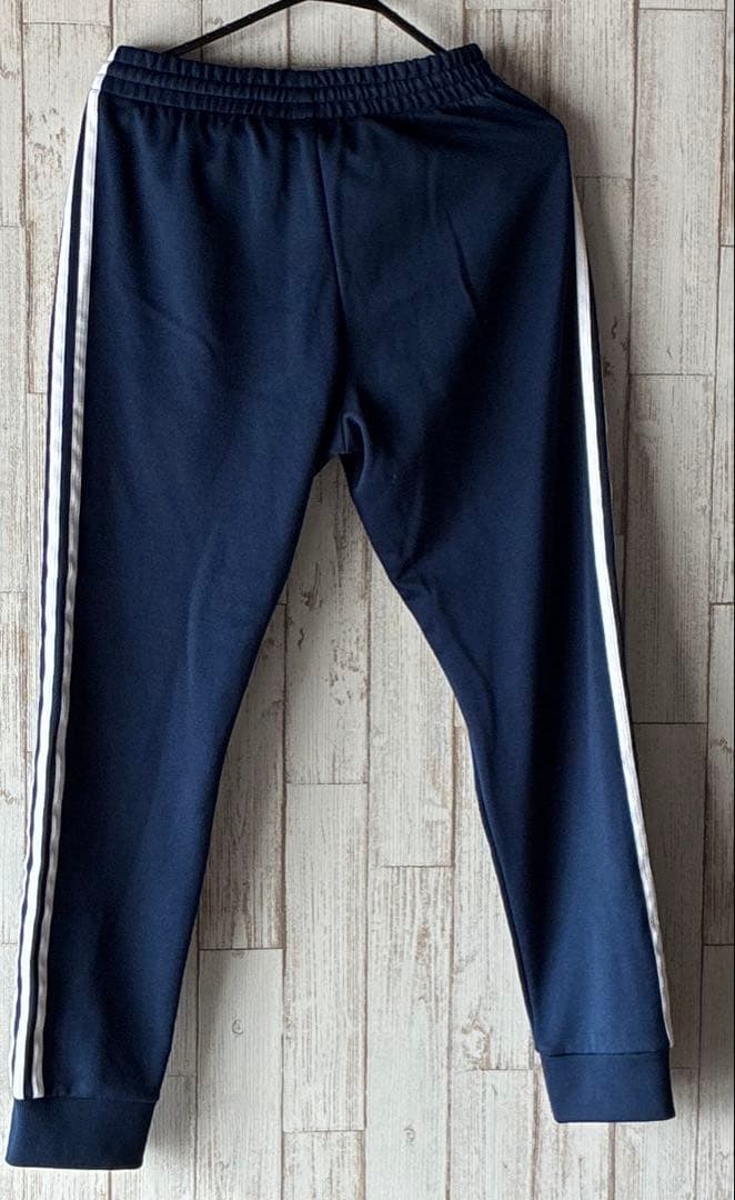 美中古　adidas ネイビー ジャージパンツ L