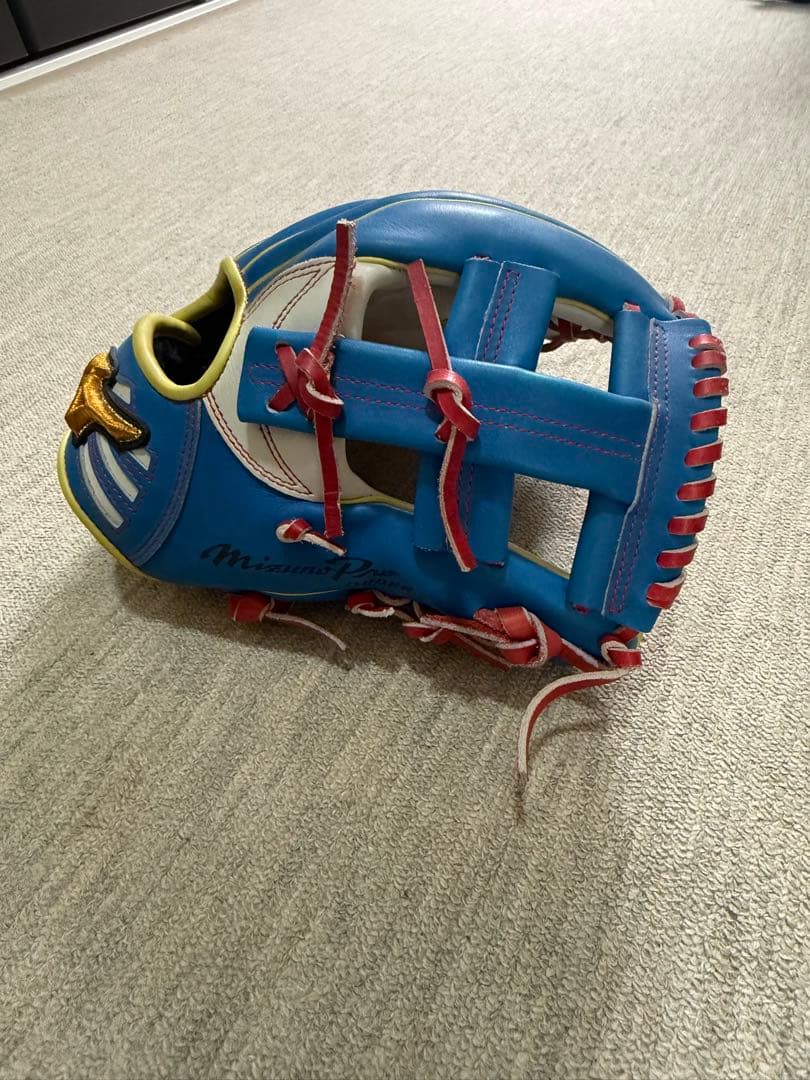 Mizuno Pro 軟式グローブ 青