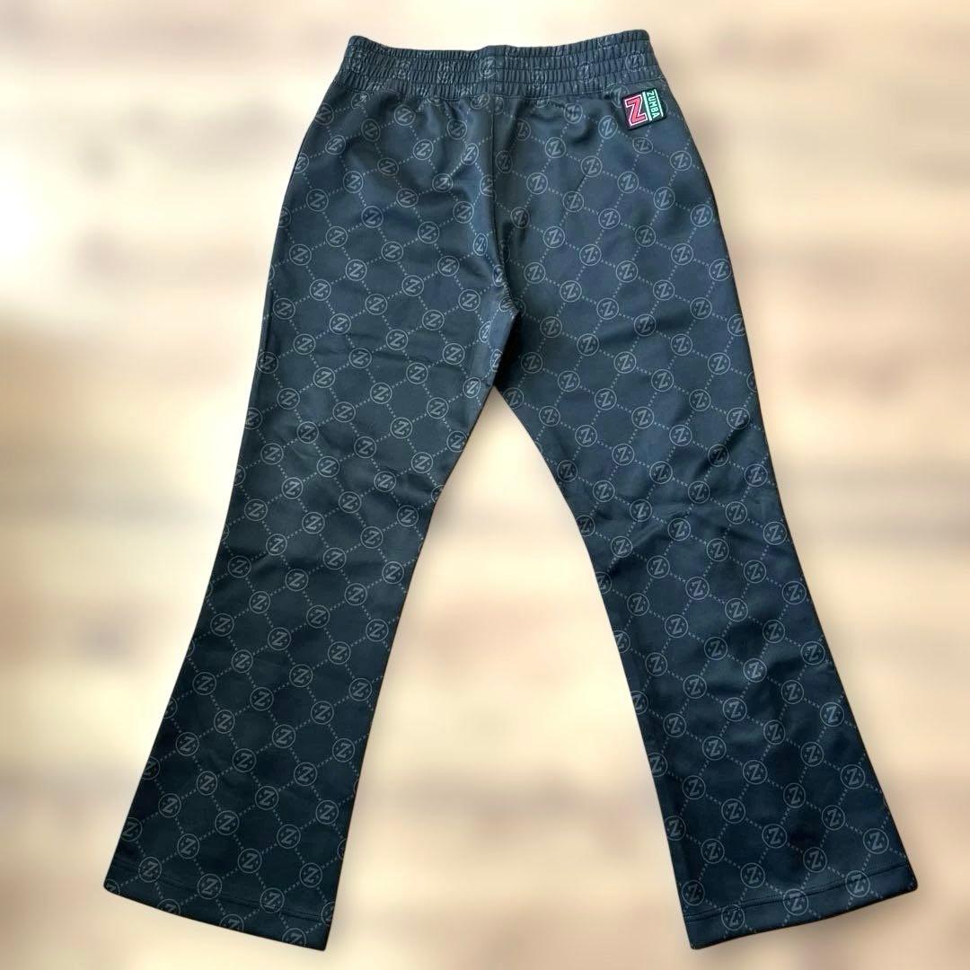 極美品　ZUMBA ズンバトラックパンツ　M ジャージ黒　モノグラム　ダンス