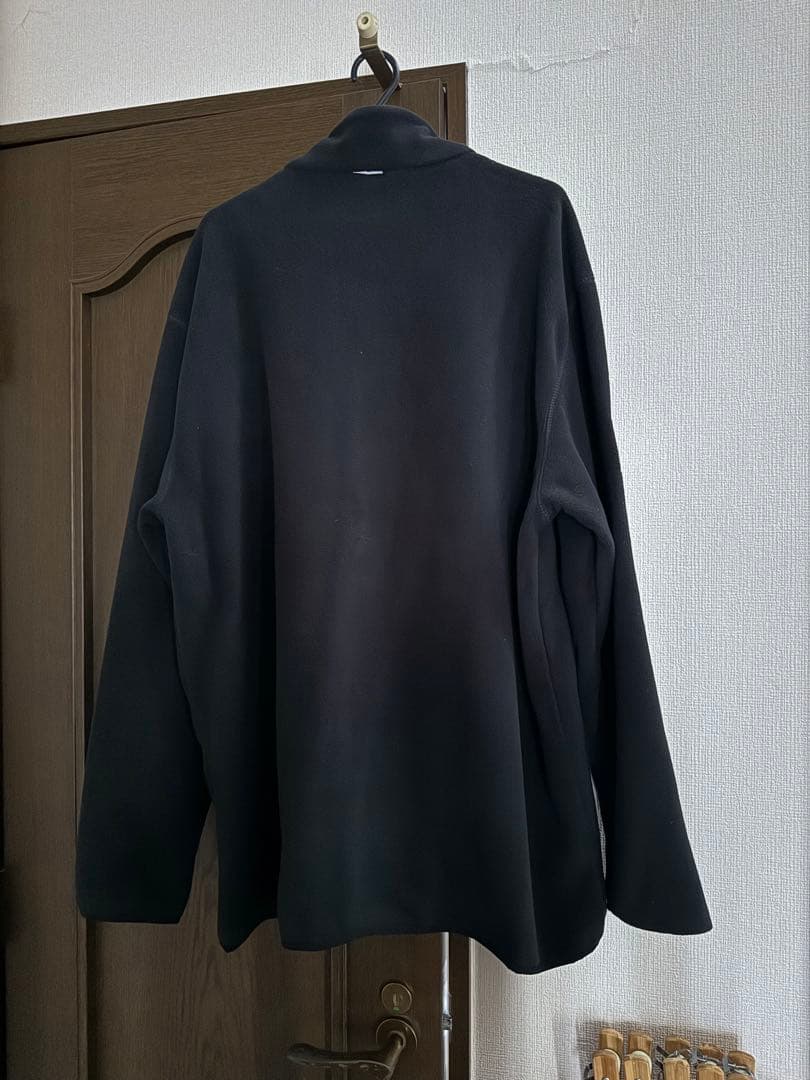 fratto 黒ジップアップ　フリース3L⑤