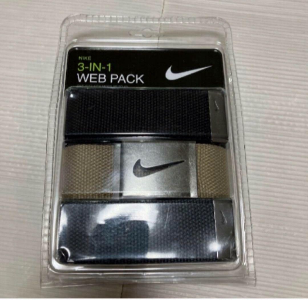 送料無料 新品 NIKE ゴルフ 3-IN-1 WEB BELT PACK