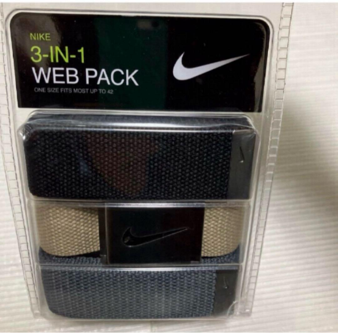 送料無料 新品 NIKE ゴルフ 3-IN-1 WEB BELT PACK