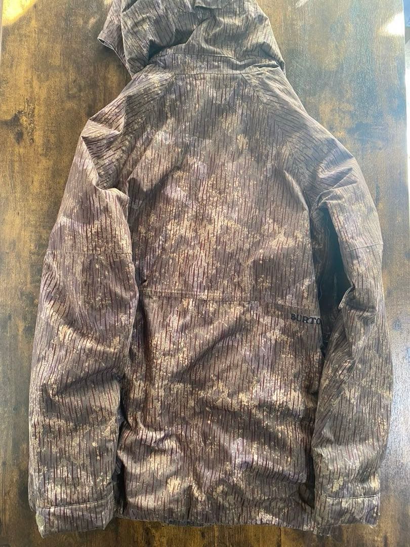 BURTON フード付きジャケット S ブラウンカモ