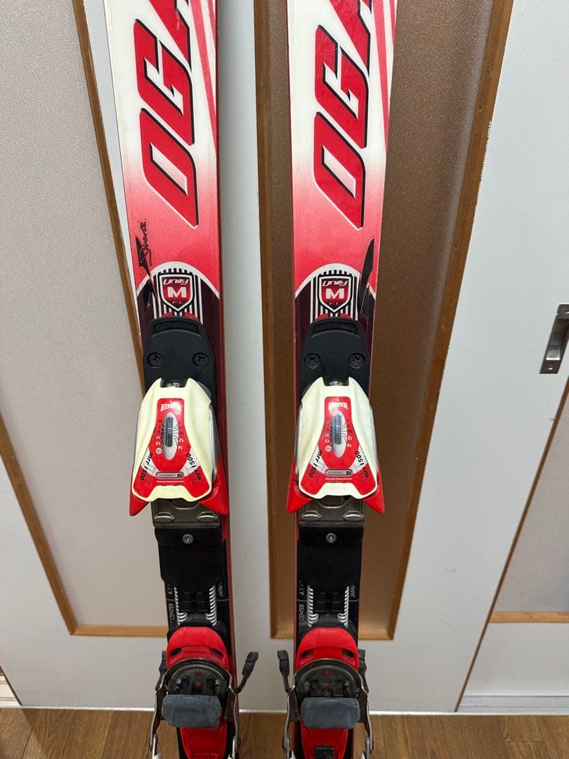 2セット OGASAKA スキー板 160 cm, ストック 110cm