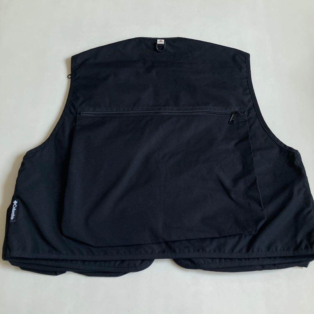columbia コロンビア フィッシングベスト 黒
