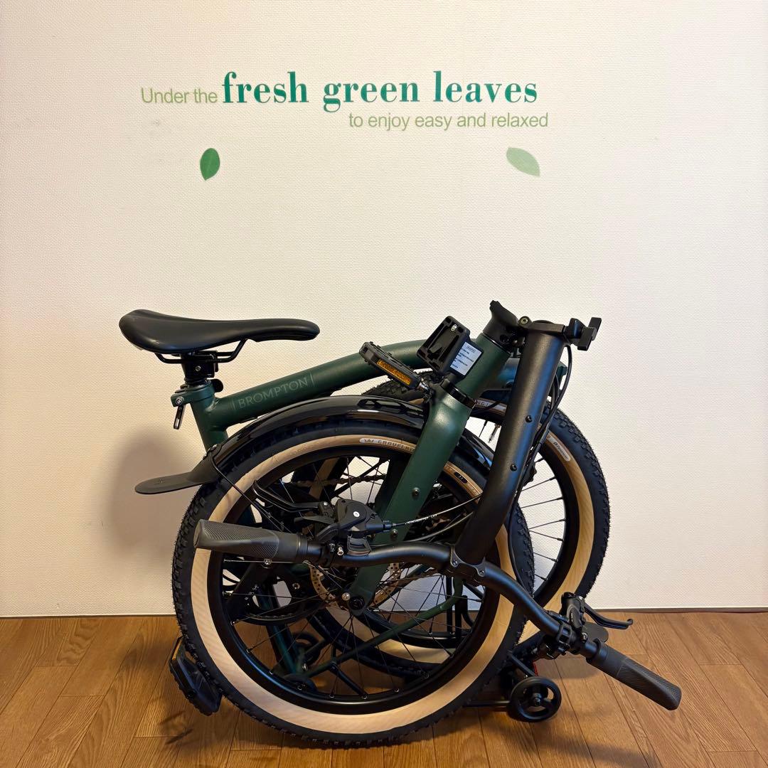 新品！【BROMPTON】G Line ラック付き フォレストグリーン Sサイズ