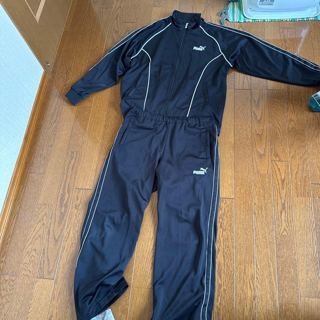 PUMA ブラック ジャージ上下セット