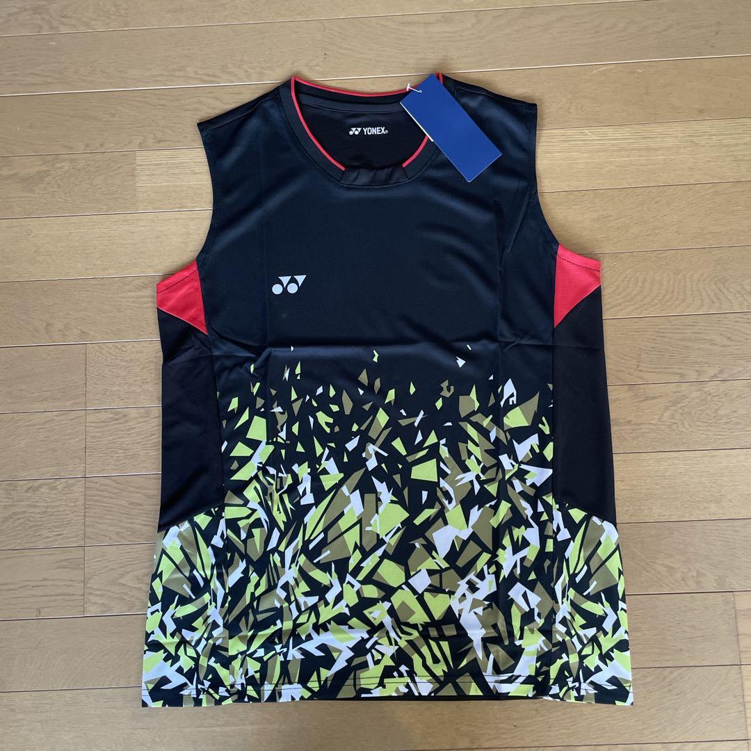 ヨネックスYONEX バドミントン日本代表モデルノースリーブゲームシャツ新品　L