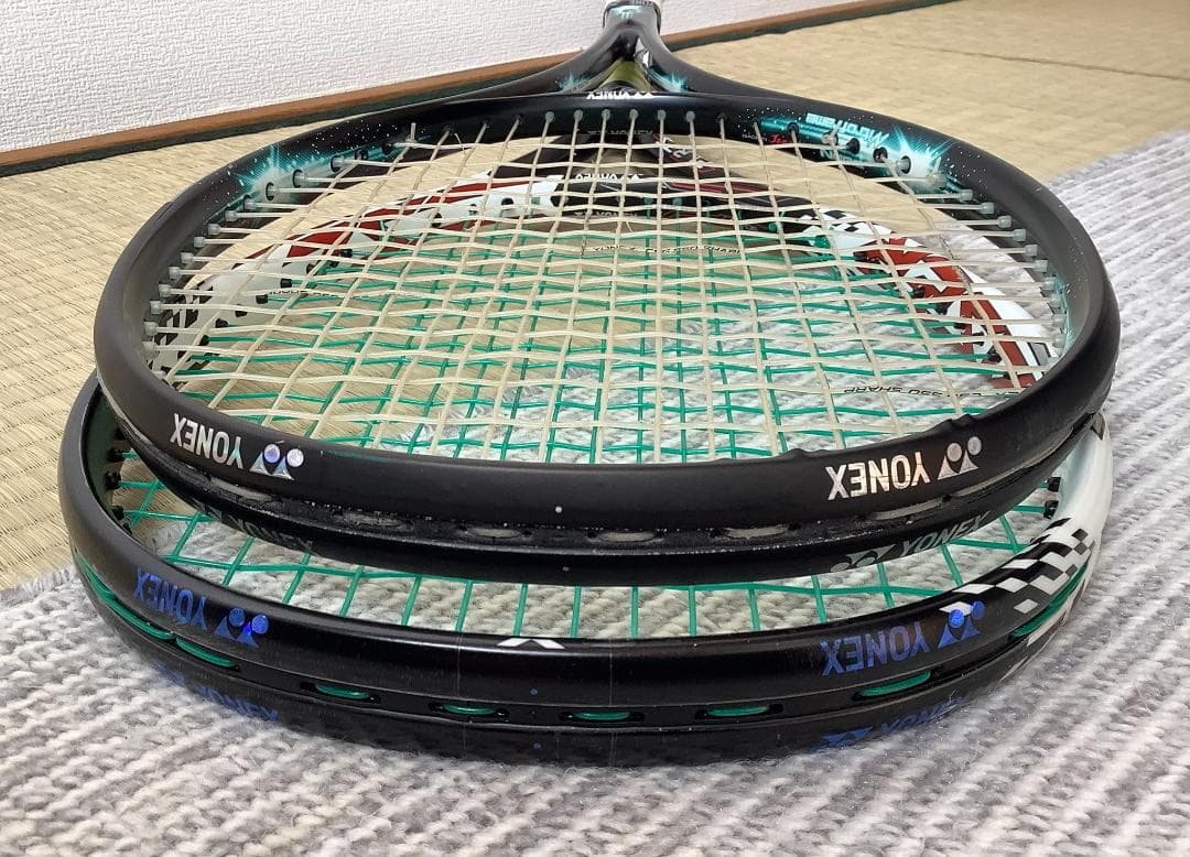 軟式テニス　ヨネックスジオブレイク50VS・Fレーザー７S　ボール12個