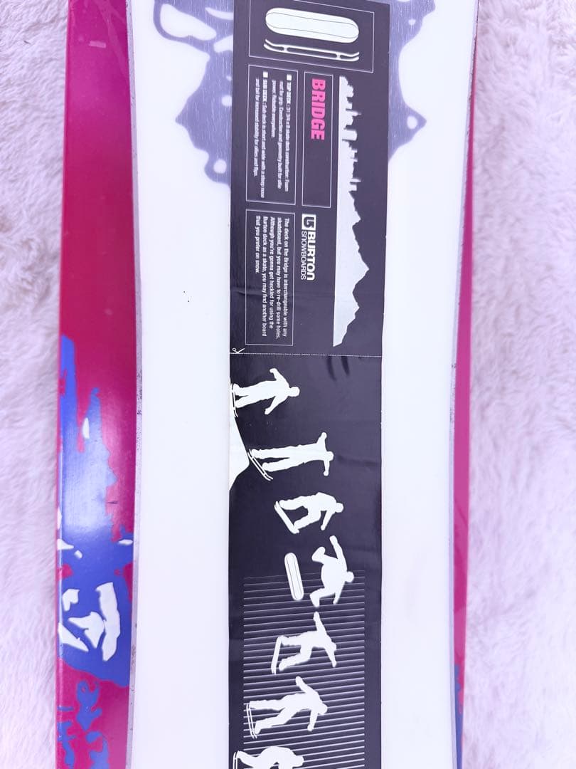 希少 BURTON スノーデッキ BRIDGE 未使用保管品 純正シート付