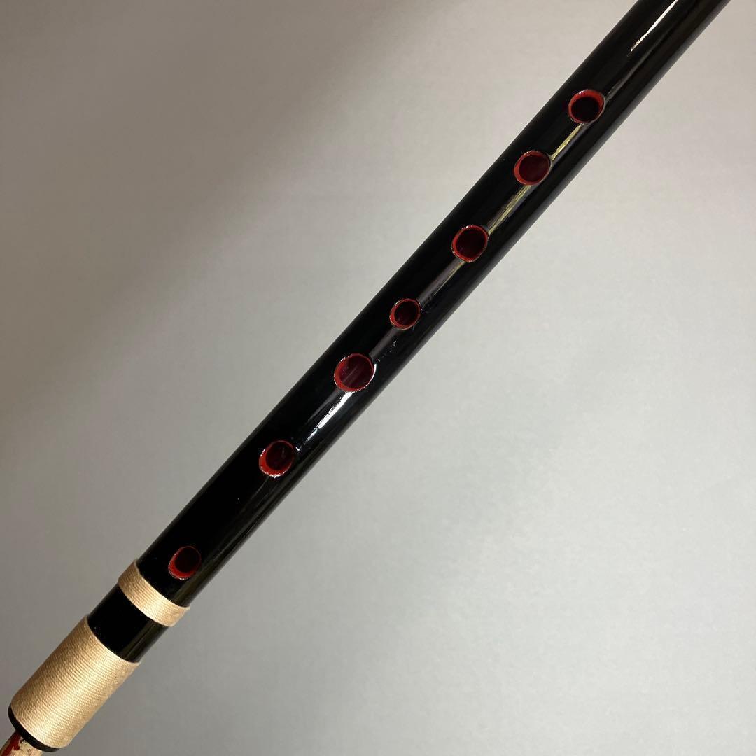 【篠笛七本調子 B菅】ドレミ調　天地糸巻西洋音階 竹笛 和楽器 MR7-136