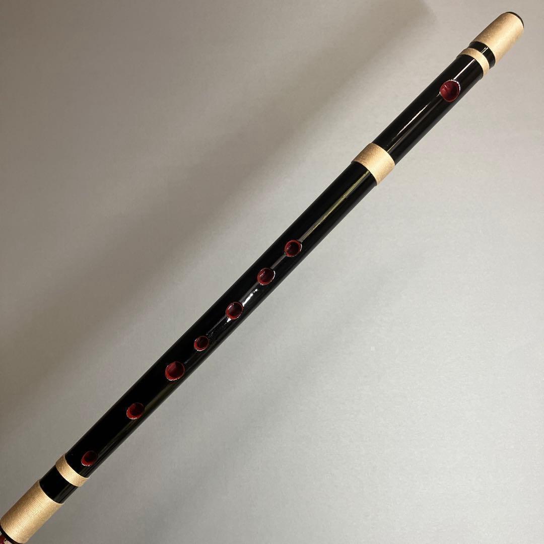 【篠笛七本調子 B菅】ドレミ調　天地糸巻西洋音階 竹笛 和楽器 MR7-136