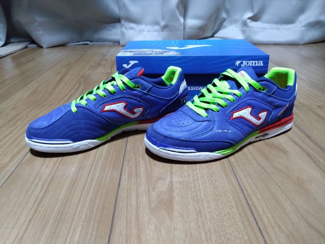 Joma Top Flex フットサルシューズ ブルー/グリーン