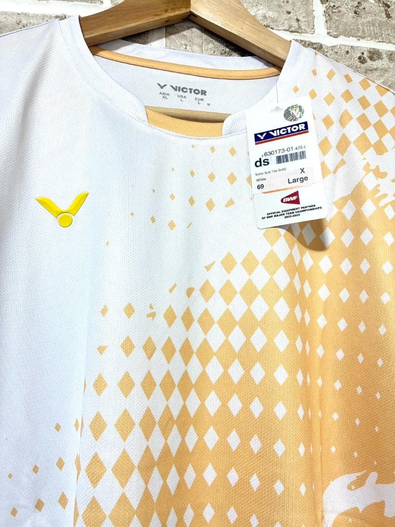 【早い者勝ち✨】新品 ビクター メンズ 半袖 ゲームシャツ XL 総柄 バド