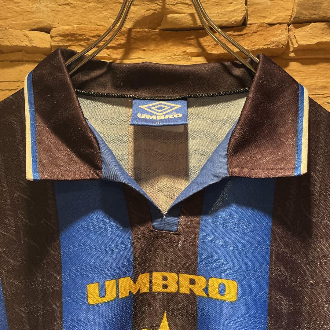 【正規品】UMBRO×インテル 97-98ユニフォーム/#4サネッティ/XL