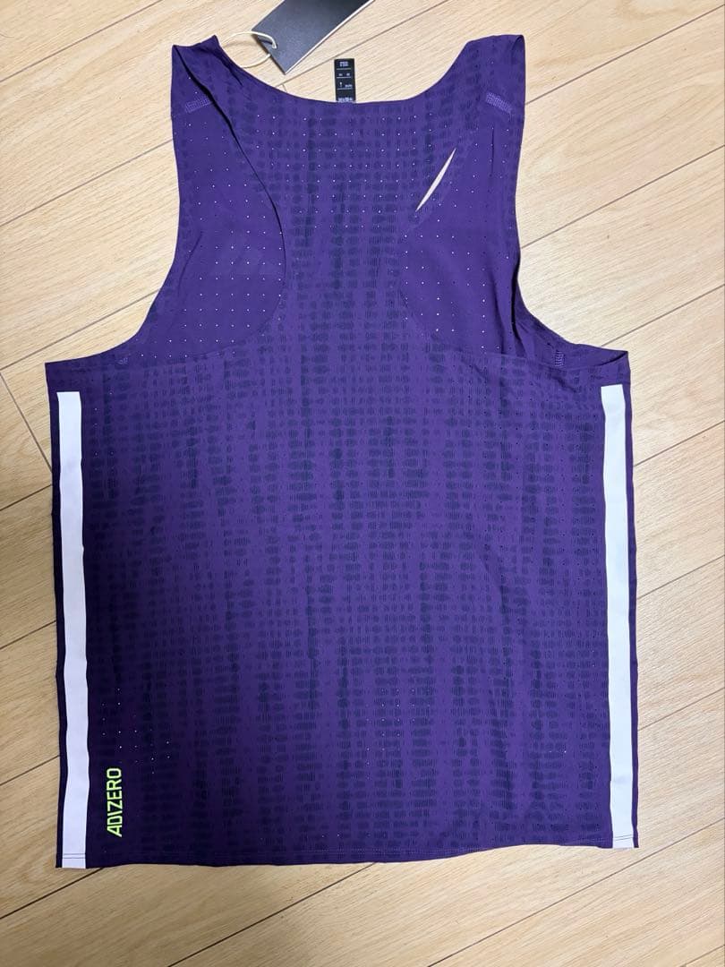 adidas ランニングウェア セットアップ シングレット ハーフタイツ