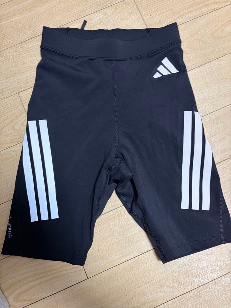 adidas ランニングウェア セットアップ シングレット ハーフタイツ