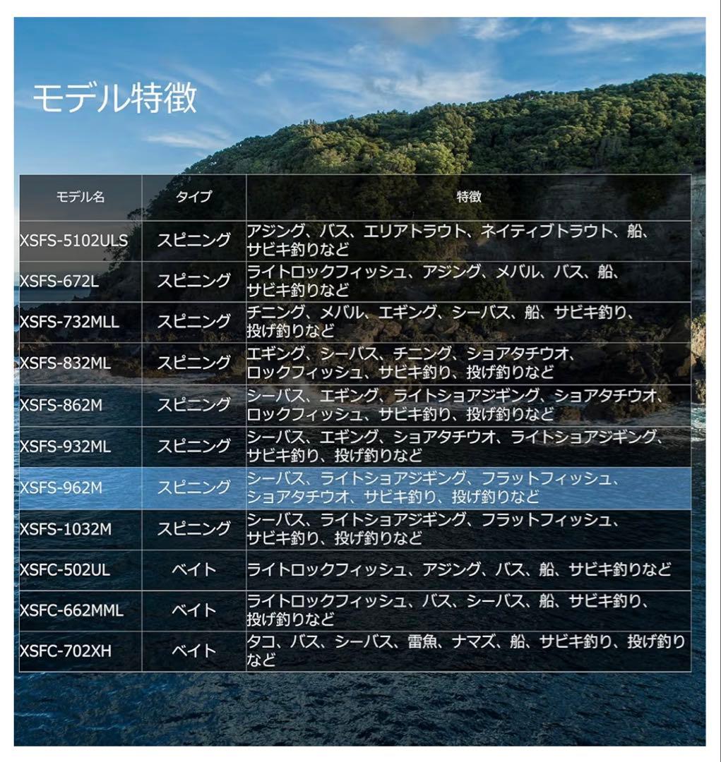 Abu Garcia XSFS-962M フィッシングロッド