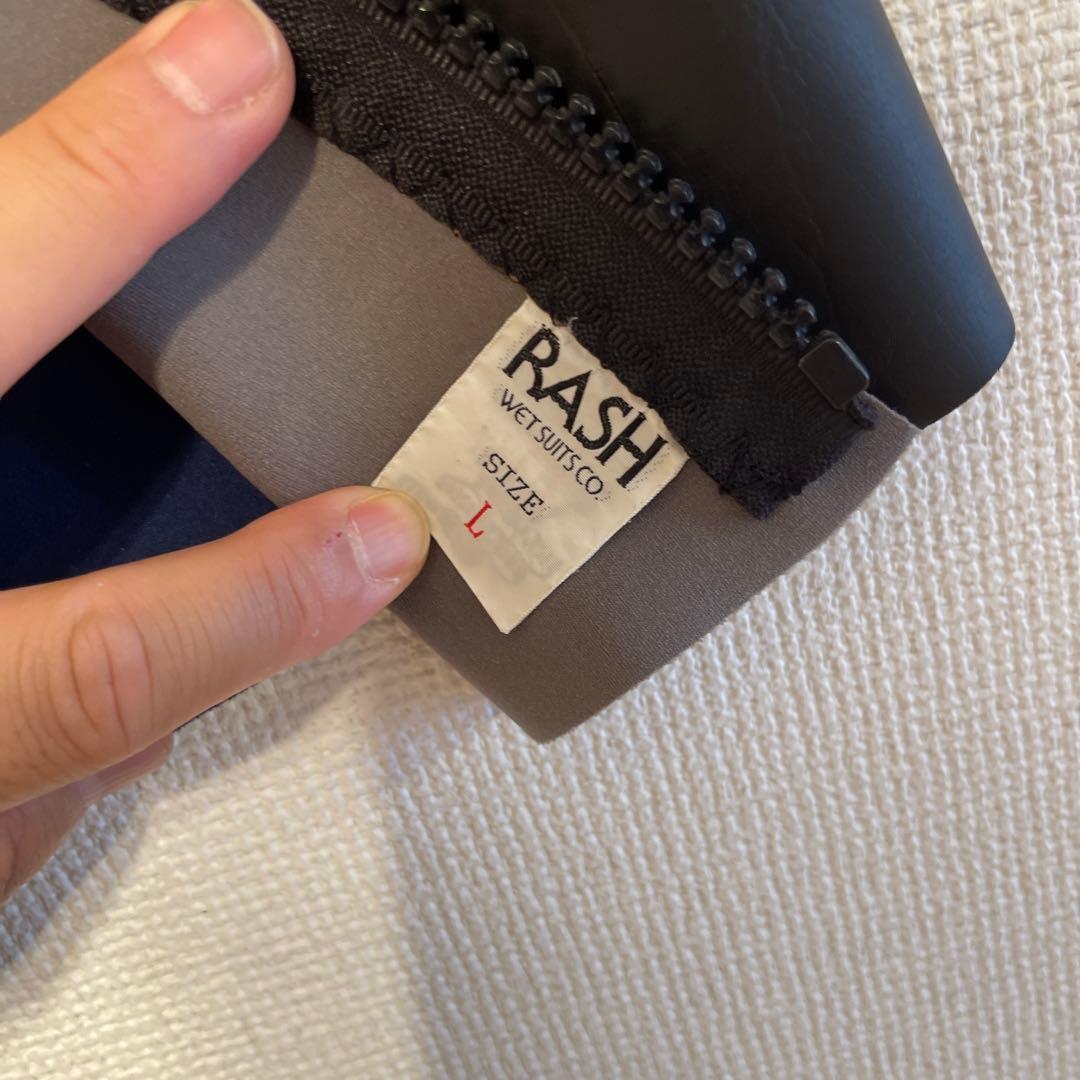 RASH ウェットスーツベスト 黒　Lサイズ