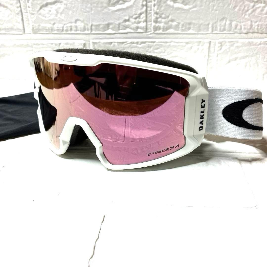 OAKLEY オークリーLINE MINER Mスノーゴーグル　ホワイト　ローズ