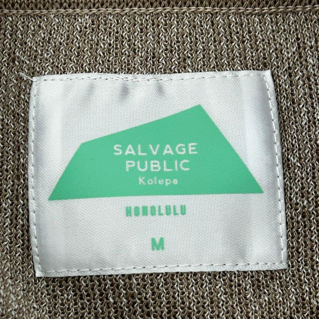 SALVAGE PUBLIC Kolepaモックネックシャツ 半袖　サイズM