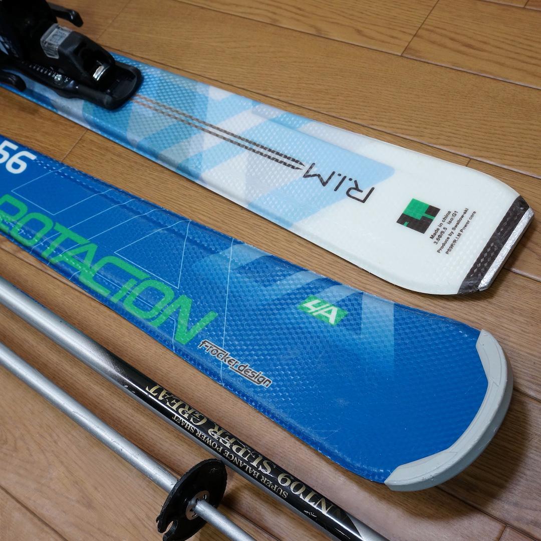 メンテ済 156cm靴26～26.5cm ROTACIONカービングスキーセット