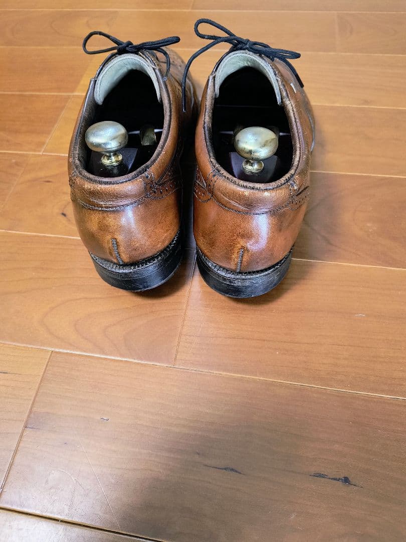FOOTJOY フットジョイ　ウィングチップ ゴルフシューズ ブラウン　25.5