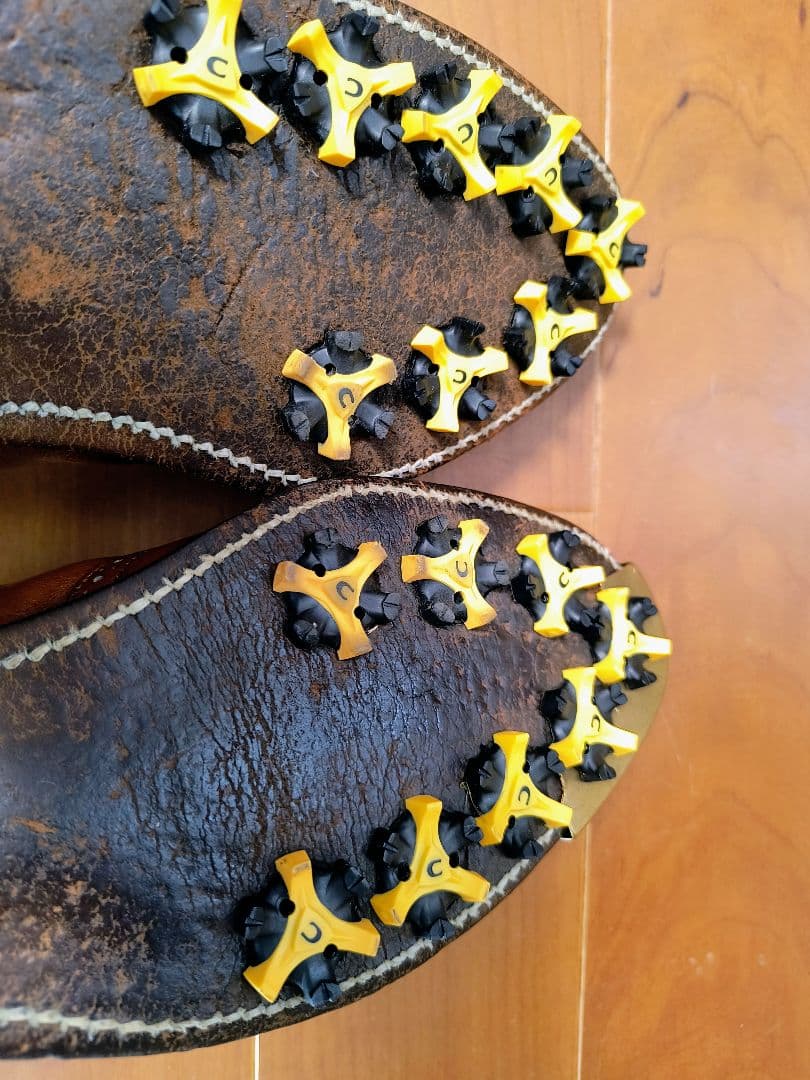 FOOTJOY フットジョイ　ウィングチップ ゴルフシューズ ブラウン　25.5