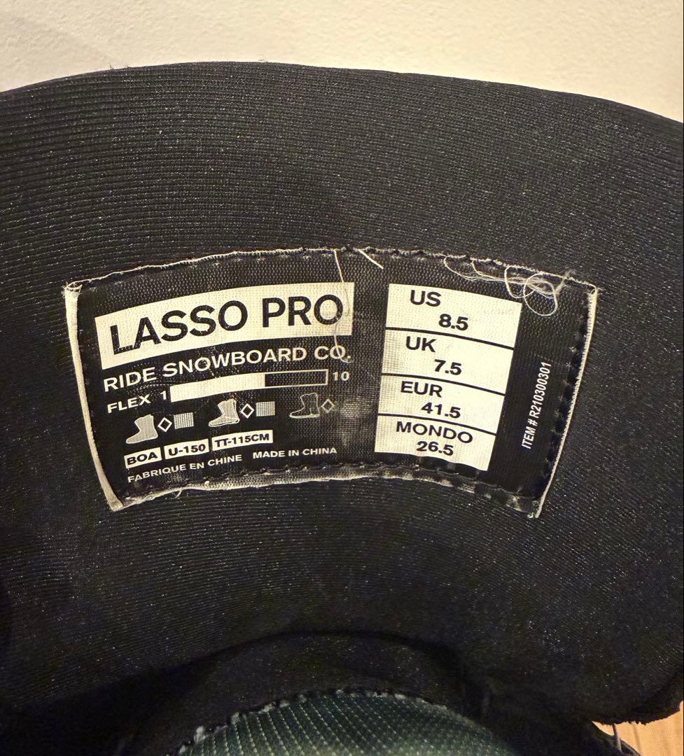 RIDE LASSO PRO スノーボードブーツ26.5cm 難有り