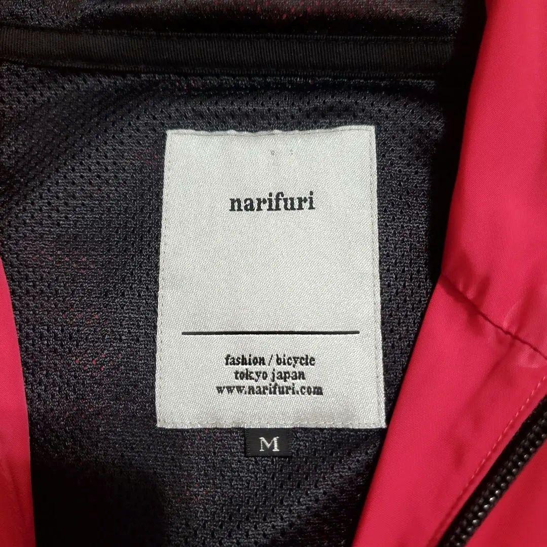 narifuri ピンク ウィンドブレーカー M 自転車用 サイクリングウェア